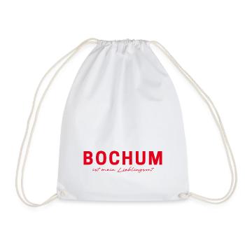 T-shirt Bochum – Parfait pour les fans et les amoureux - Sac de sport léger - blanc - Devant