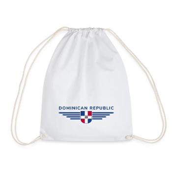 République dominicaine T-Shirt Design - Sac de sport léger - blanc - Devant