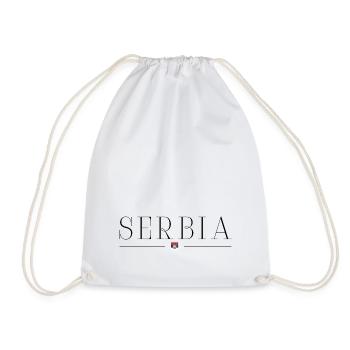 Serbie Pride T-shirt - Sac de sport léger - blanc - Devant