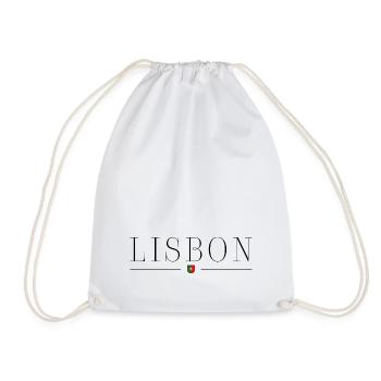 Lisbonne Portugal T-Shirt : Soleil, Mer, Style - Sac de sport léger - blanc - Devant