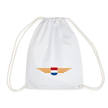 Pays-Bas Fan Outfit Design T-Shirt - Sac de sport léger - blanc - Devant