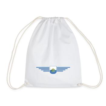 I Love San Marino, T-shirt design de style élégance - Sac de sport léger - blanc - Devant