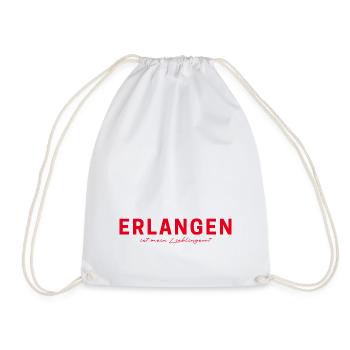 Erlangen T-Shirt – Perfect for fans - Drawstring Bag - white - Front
