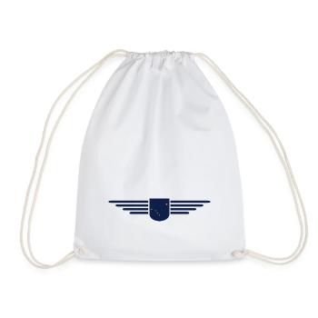 Alaska Fan T-Shirt – USA Style - Drawstring Bag - white - Front