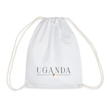 Uganda - Drawstring Bag - white - Front