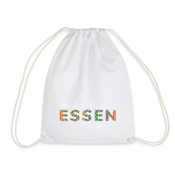 Food Fan T-Shirt – Pour les vrais fans ! - Sac de sport léger - blanc - Devant