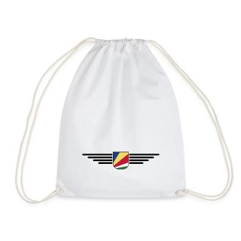 Fans des Seychelles : des t-shirts pour rêver sur l’île - Sac de sport léger - blanc - Devant