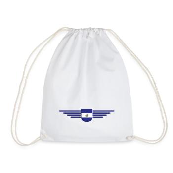 El Salvador T-Shirt Design - Sac de sport léger - blanc - Devant