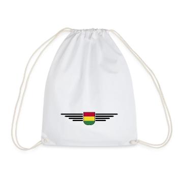 J’aime la Bolivie, T-shirt design de style élégance - Sac de sport léger - blanc - Devant