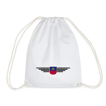 Liechtenstein T-Shirt Design for Fans - Drawstring Bag - white - Front