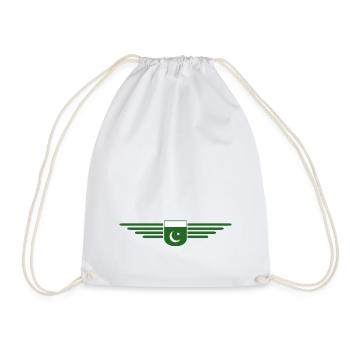 Pakistan Design – Proud of the homeland - Drawstring Bag - white - Front
