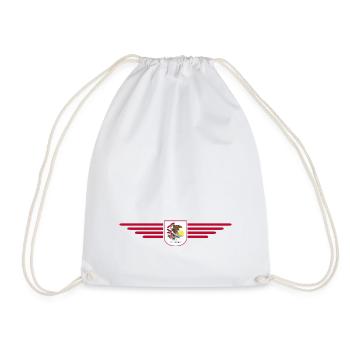 Illinois Fan T-Shirt – Show Love for Home - Drawstring Bag - white - Front