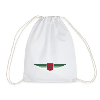Maillot Maroc Rabat Fan Outfit Design - Sac de sport léger - blanc - Devant