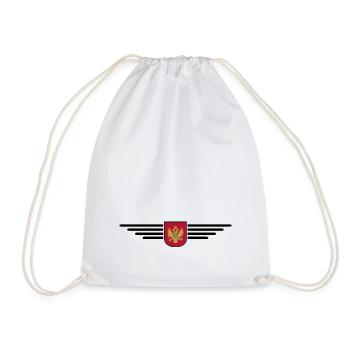 Montenegro Design – Découvrez les Balkans - Sac de sport léger - blanc - Devant