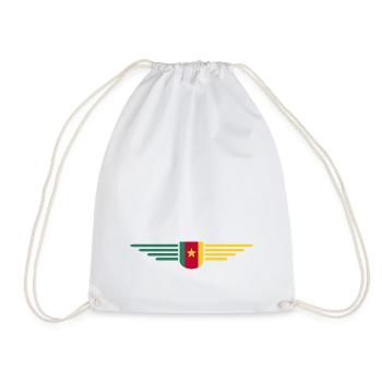 Cameroon Design – Fierté et diversité - Sac de sport léger - blanc - Devant