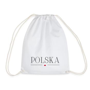 Poland - Drawstring Bag - white - Front
