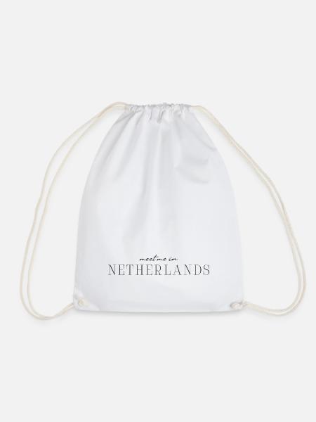 Ich liebe Niederlande - Turnbeutel - Weiß