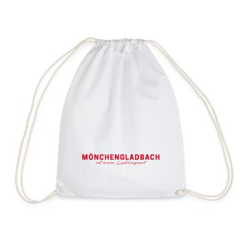 Mönchengladbach T-Shirt – For real fans - Drawstring Bag - white - Front
