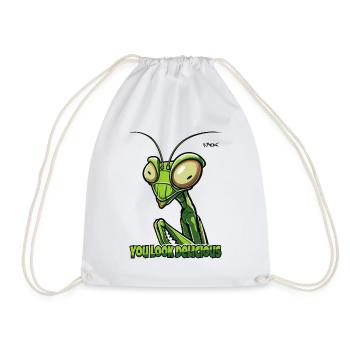 Vous avez l’air délicieux ! Une mante religieuse de dessin animé - Sac de sport léger - blanc - Devant