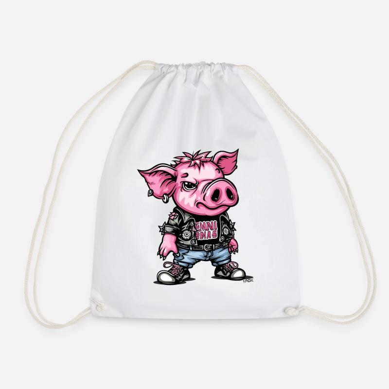 Das Punk Schwein - Turnbeutel - Weiß