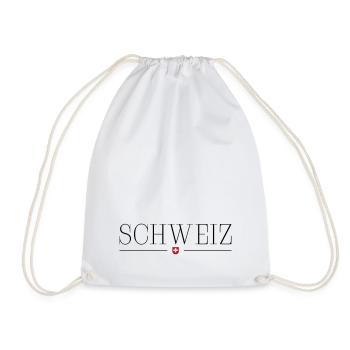 Schweiz - Turnbeutel - Weiß - Vorne