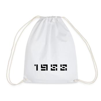 Année de naissance Anniversaire Né(e) en 1988 - Sac de sport léger - blanc - Devant