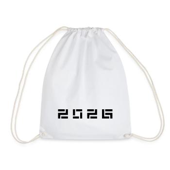 Année de naissance Anniversaire Né en - Fabriqué en 2026 - Sac de sport léger - blanc - Devant