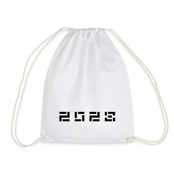 Année de naissance Anniversaire Né(e) en 2028 - Sac de sport léger - blanc - Devant