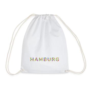 T-shirt Hambourg – Hafenstadt-Style - Sac de sport léger - blanc - Devant