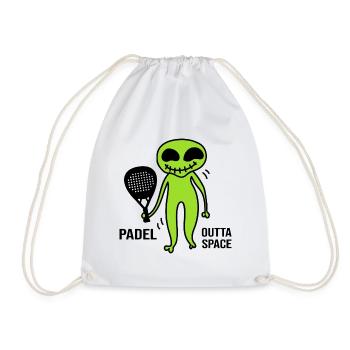 Padel Padeltennis Padel-space PADELTENNIS-sport - Turnbeutel - Weiß - Vorne