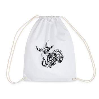 Écureuil roux - Sac de sport léger - blanc - Devant