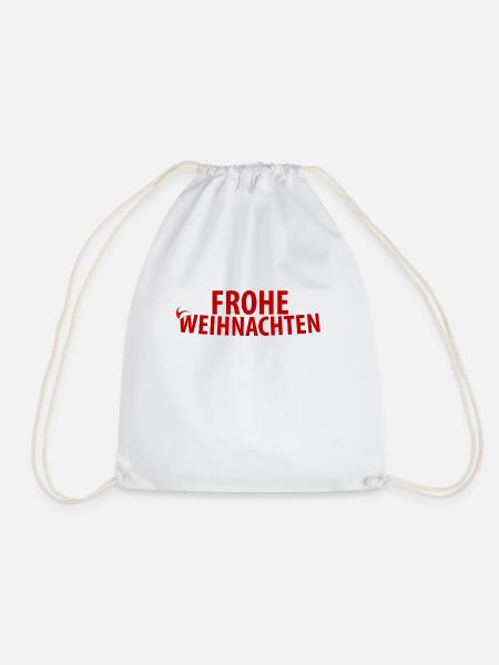 Weihnachtlich - Turnbeutel - Weiß