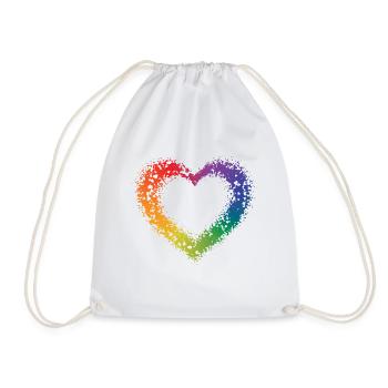 Heart 'n Hearts - Sac de sport léger - blanc - Devant