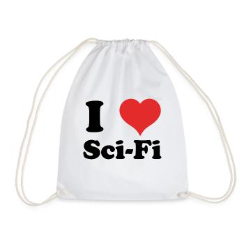 J’aime la science-fiction - Sac de sport léger - blanc - Devant
