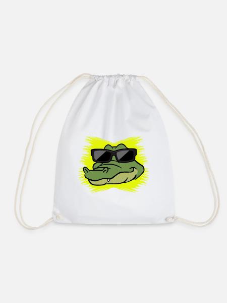 Alligator - Turnbeutel - Weiß