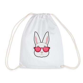 Hase Hase Hase Hase - Turnbeutel - Weiß - Vorne