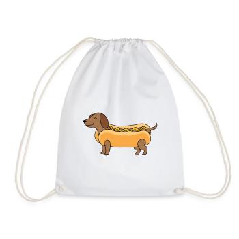 Teckel Hot-dog - Sac de sport léger - blanc - Devant