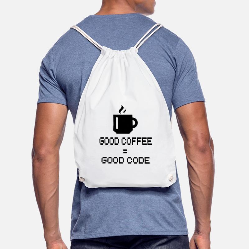 Programmer - Coder - Hacker - IT Drawstring Bag