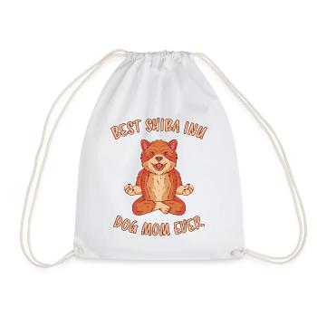 Shiba Inu Mom Hund Fun Spruch Shiba Inu Geschenk - Turnbeutel - Weiß - Vorne