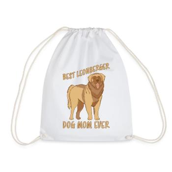 Leonberger Maman Chien S’amuser à dire Leonberger Cadeau - Sac de sport léger - blanc - Devant