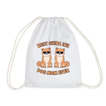 Shiba Inu Mom Hund Fun Spruch Shiba Inu Geschenk - Turnbeutel - Weiß - Vorne