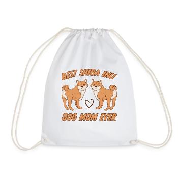 Shiba Inu Mom Hund Fun Spruch Shiba Inu Geschenk - Turnbeutel - Weiß - Vorne