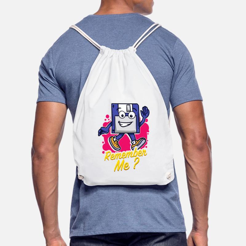 Programmer Retro-diskette Floppy disc Drawstring Bag