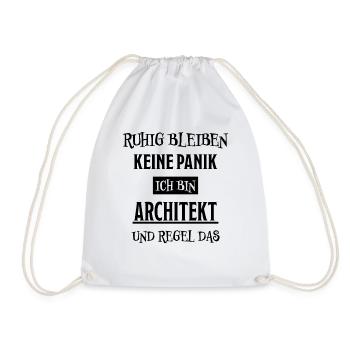 Architekt Spruch Architektur Architekt Geschenk - Turnbeutel - Weiß - Vorne