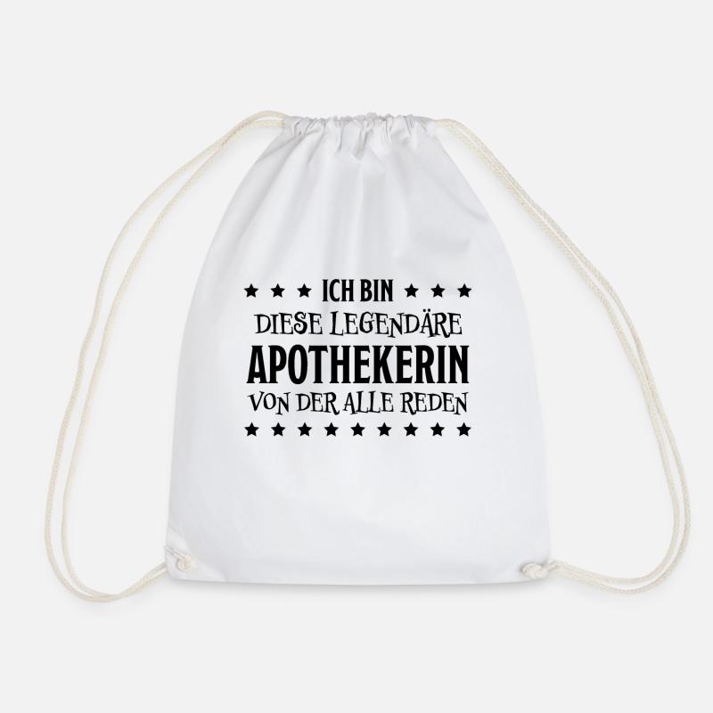 Apothekerin Lustige Spruch Beruf Apotheke Geschenk - Turnbeutel - Weiß