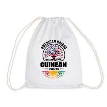 Américain élevé avec des racines guinéennes Guinéen - Sac de sport léger - blanc - Devant