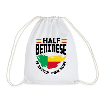 Béninois Bénin Drapeau Béninois Citation - Sac de sport léger - blanc - Devant