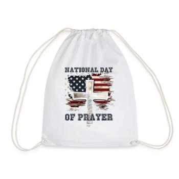 National Day Of Prayer - Turnbeutel - Weiß - Vorne