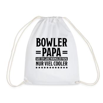 Bowling Spruch Bowlingspieler Fun Bowler Geschenk - Turnbeutel - Weiß - Vorne