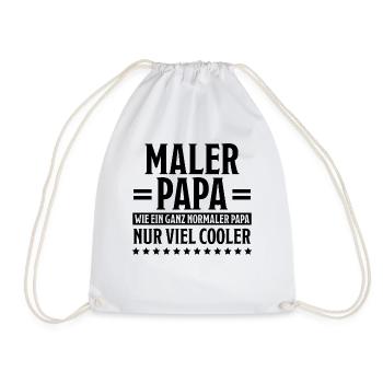 Maler Witz Spruch Meister Lackierer Maler Geschenk - Turnbeutel - Weiß - Vorne